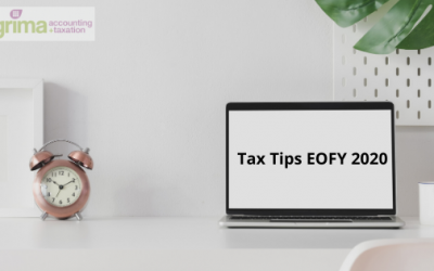 Tax Tips End of Financial Year 2020