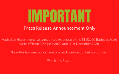 Press Release, Extension of Time – $150,000 Write off